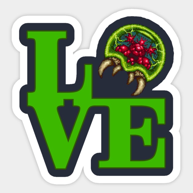 Larva Love Sticker by PlatinumBastard